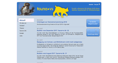 Desktop Screenshot of faunavs.ch