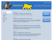 Tablet Screenshot of faunavs.ch
